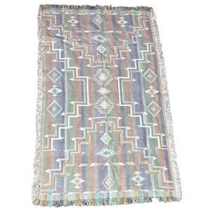 Vacarro-smith Inc made in India southwestern bohemian handwoven throw tapestry